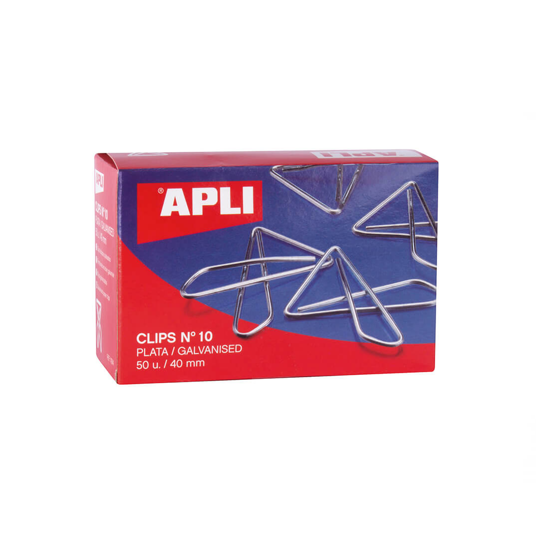 Clips papallona nº 10 (caja 50)