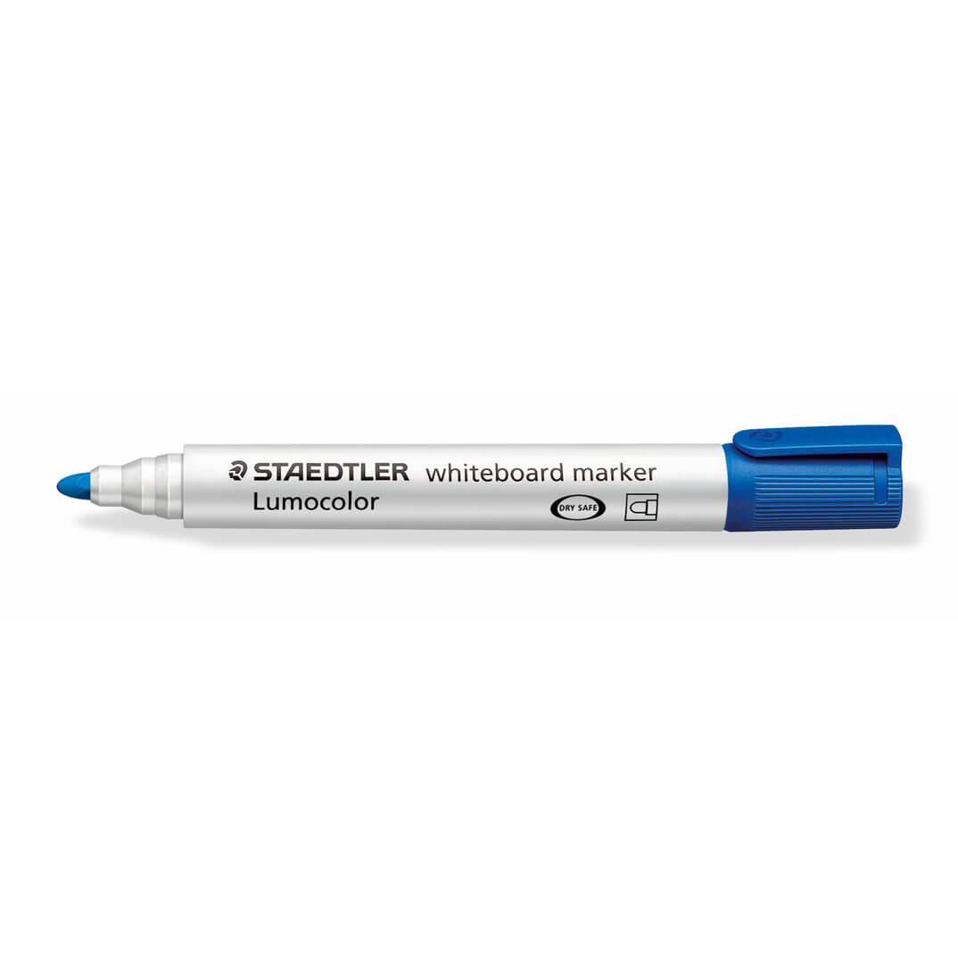 Rotulador Staedtler pizarra blanca 351 azul