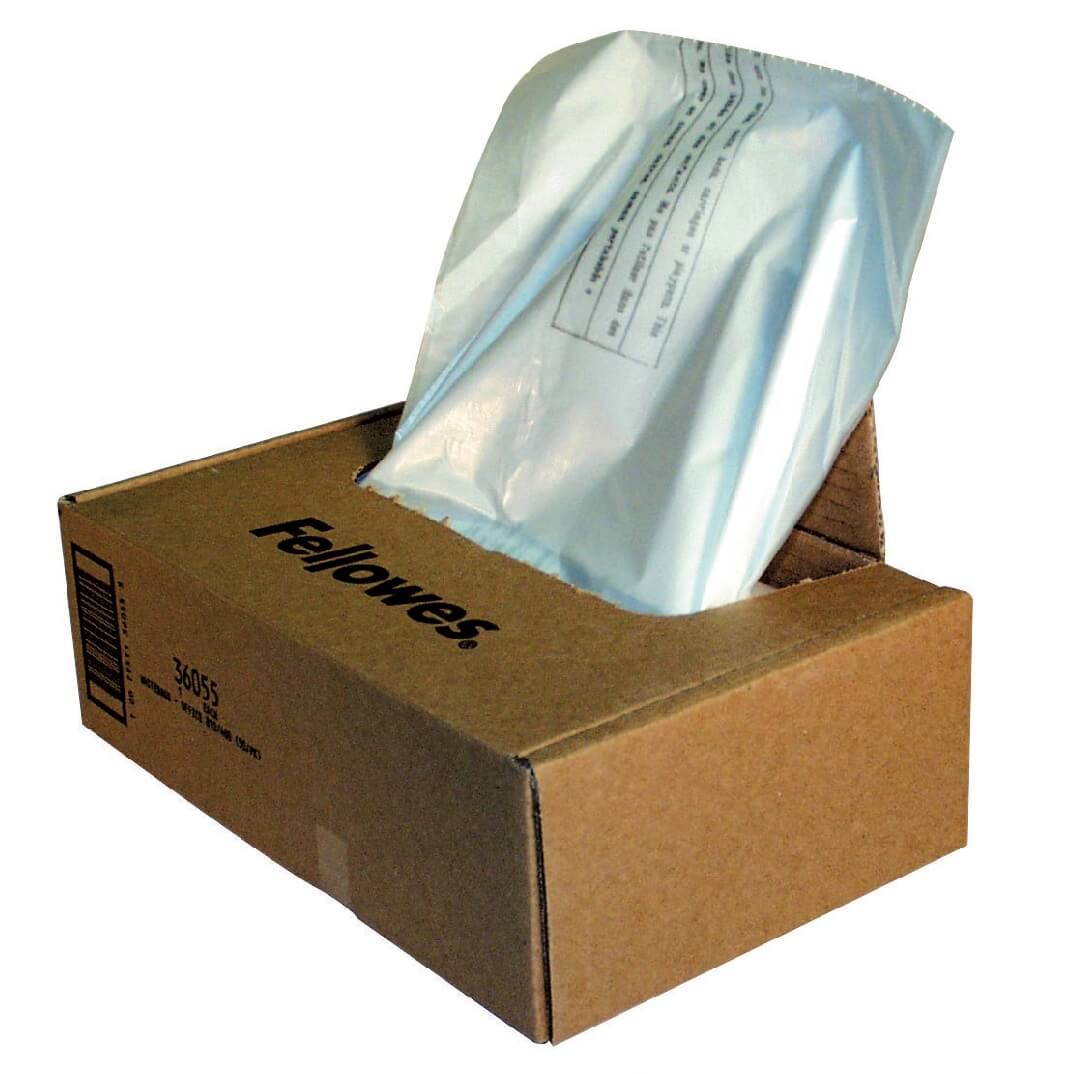Paquete 50 bolsas destructora Fellowes hasta 165L