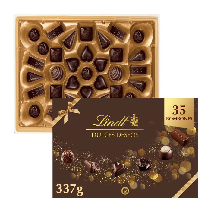Bombones Dulces Deseos Lindt 337g chocolate negro