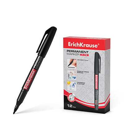 Retolador ErichKrause permanent P-70 negre