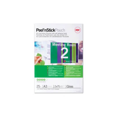 Pouches A3 autoadhesiva  2X75 micres (25u)