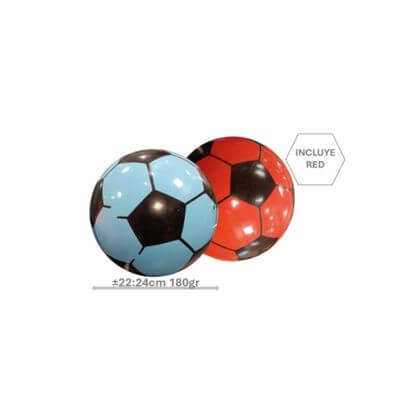 Pelota pvc fútbol nº 5 color surtido