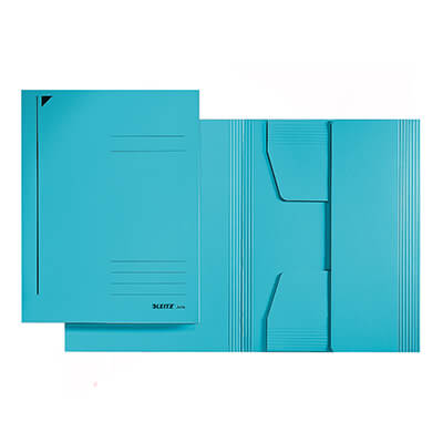 Carpeta 3 solapas Leitz 3924 azul