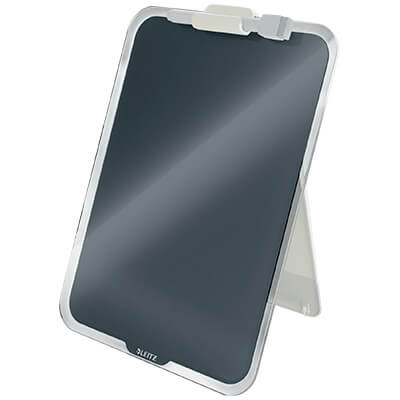 Atril escritorio de cristal Leitz Cosy gris