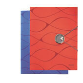 Carpeta gomas 3 solapas cartón vivanto naranja