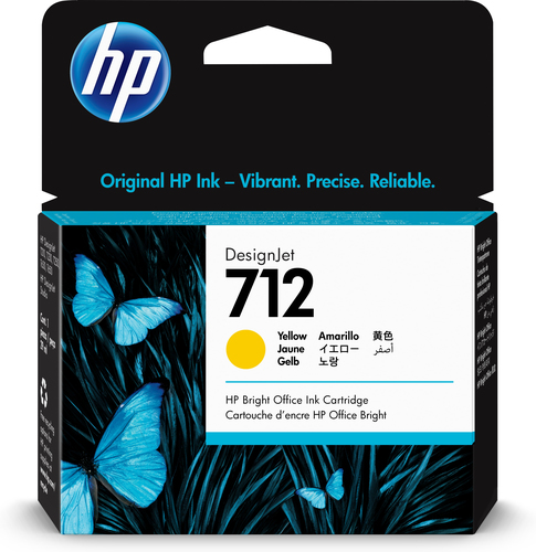 HP cartutx DesignJet nº 712 groc 29ml