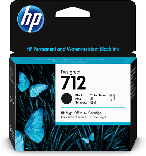 HP cartutx DesignJet nº 712 negre 80ml