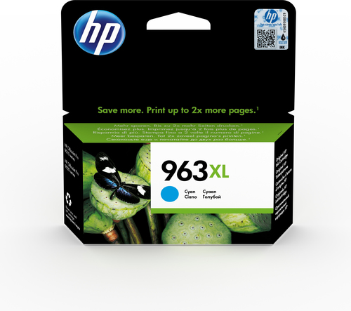 Cartucho de tinta original HP 963XL cian