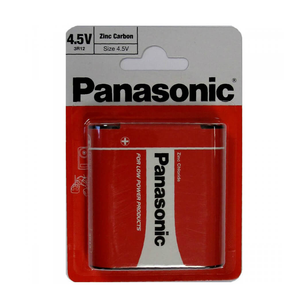 Pila Panasonic 3R12 roja 4.5v