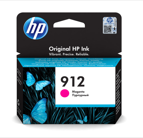Cartucho de tinta original HP 912 magenta