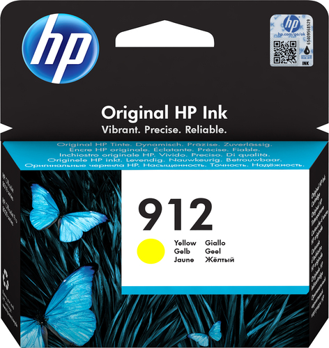 Cartucho de tinta original HP 912 amarillo