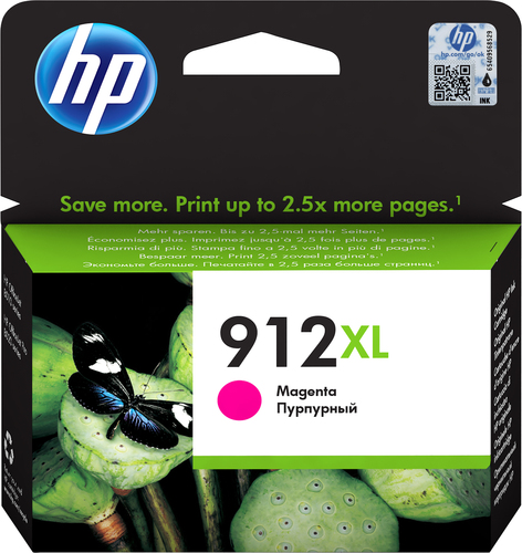 Cartucho de tinta original HP 912XL magenta