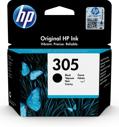 Cartucho de tinta original HP 305 negro