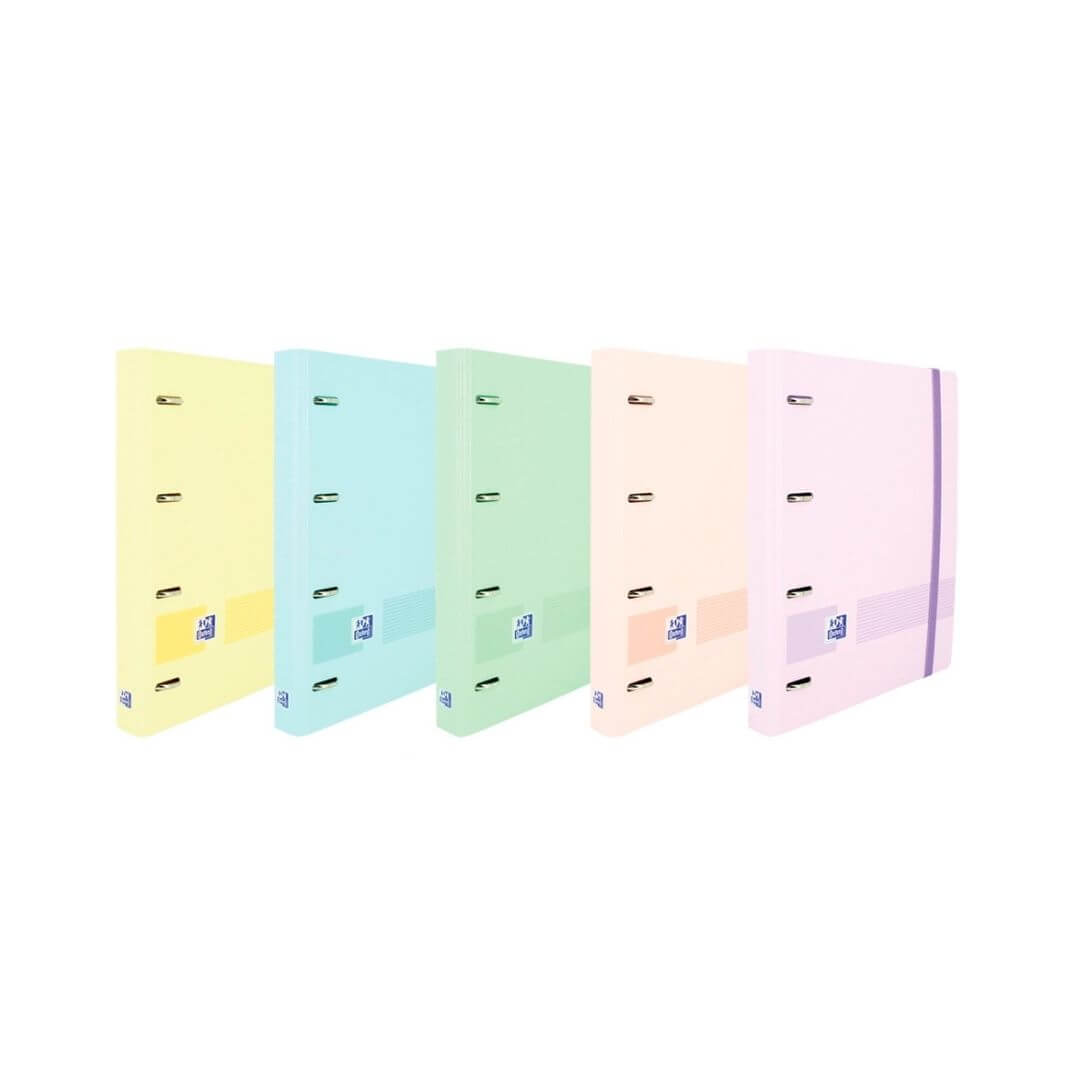 Carpeta amb recanvi Oxford 4a colors pastís
