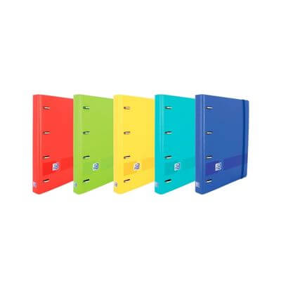Carpeta amb recanvi Oxford 4a colors vius