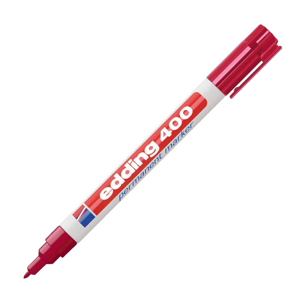 Rotulador edding 400 rojo