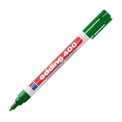 Rotulador edding 400 verde
