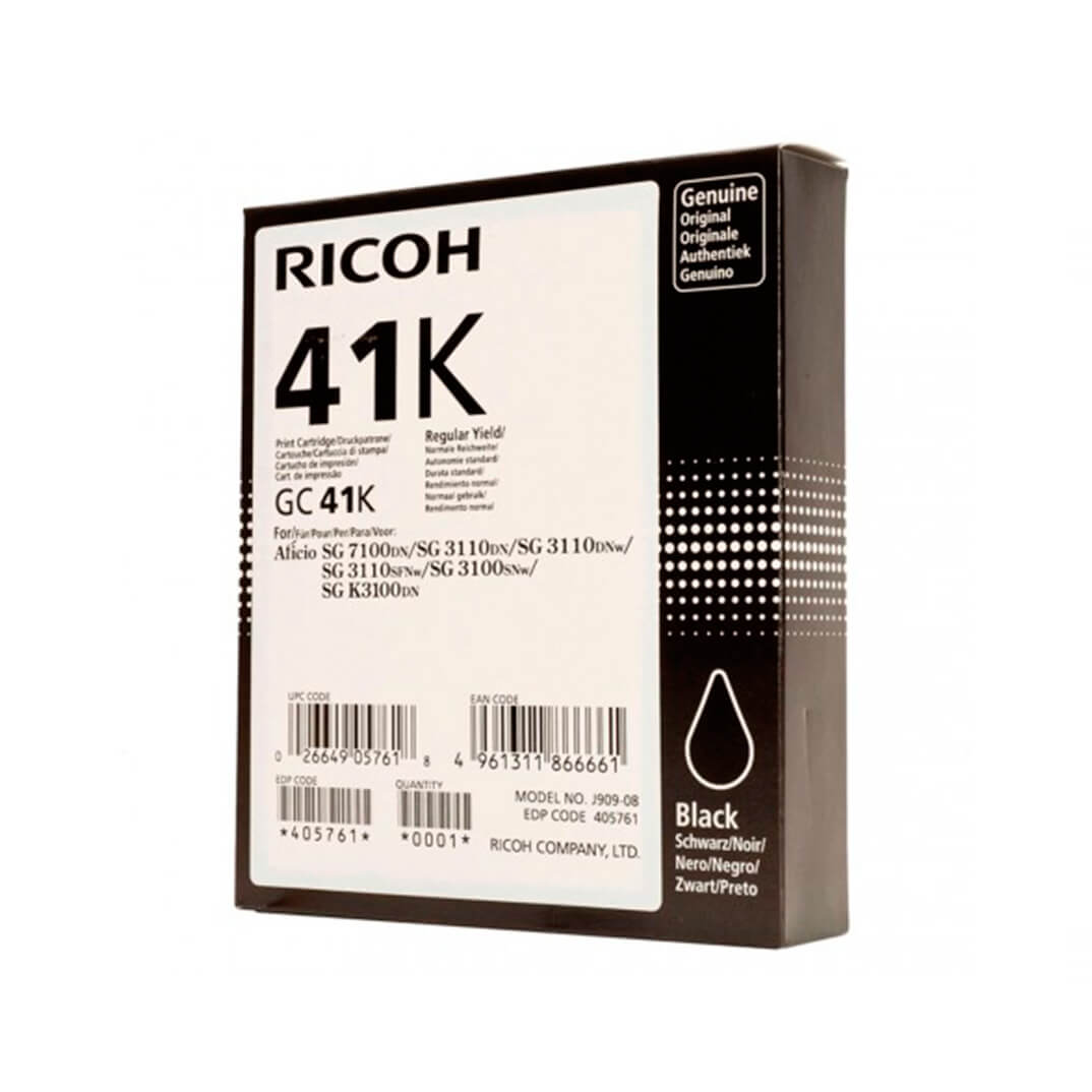Ricoh cartutx injecció negre type gc41kl