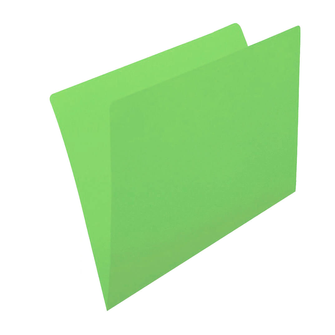 Subcarpeta Folio verde 230g (50u)