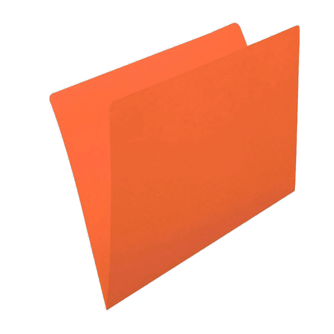 Pack 50 subcarpetas Folio 230g naranja