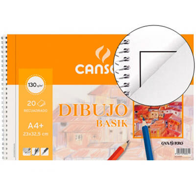 Album dibuix A4 plus Basik amb recuadre