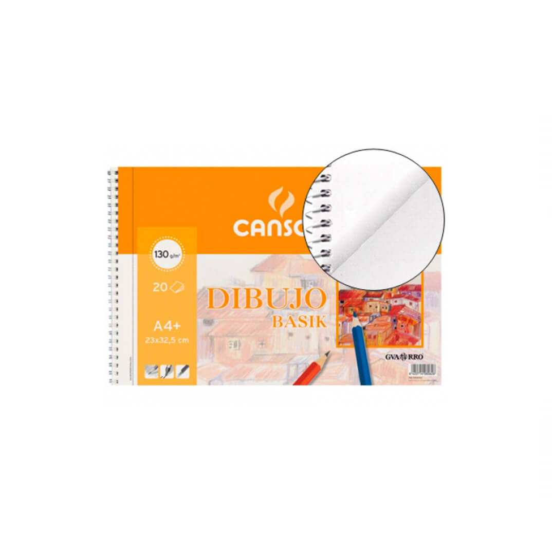 Album dibuix A4 plus Basik llis 130g