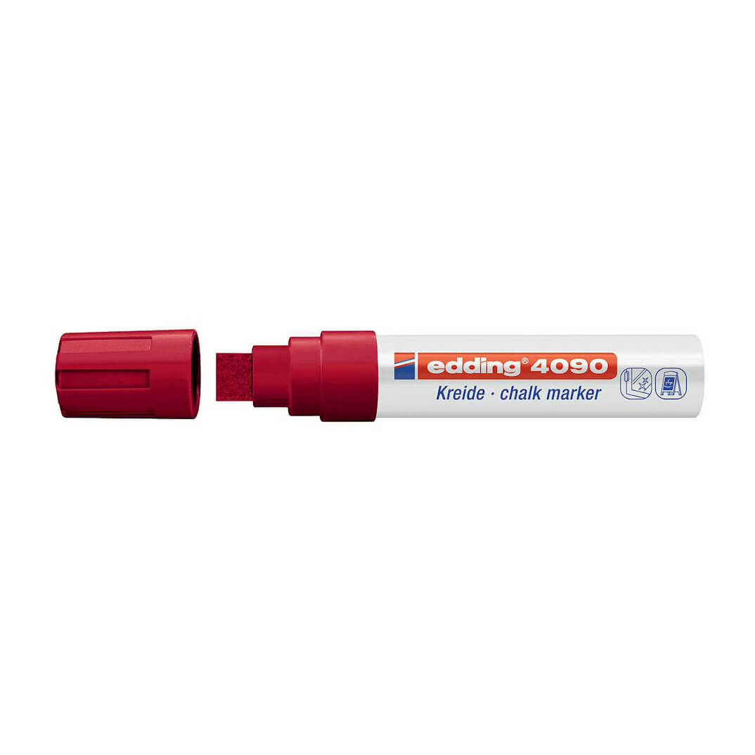 Marcador de guix edding 4090 vermell