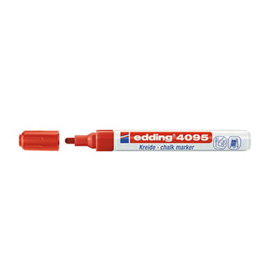 Marcador de guix edding 4095 vermell