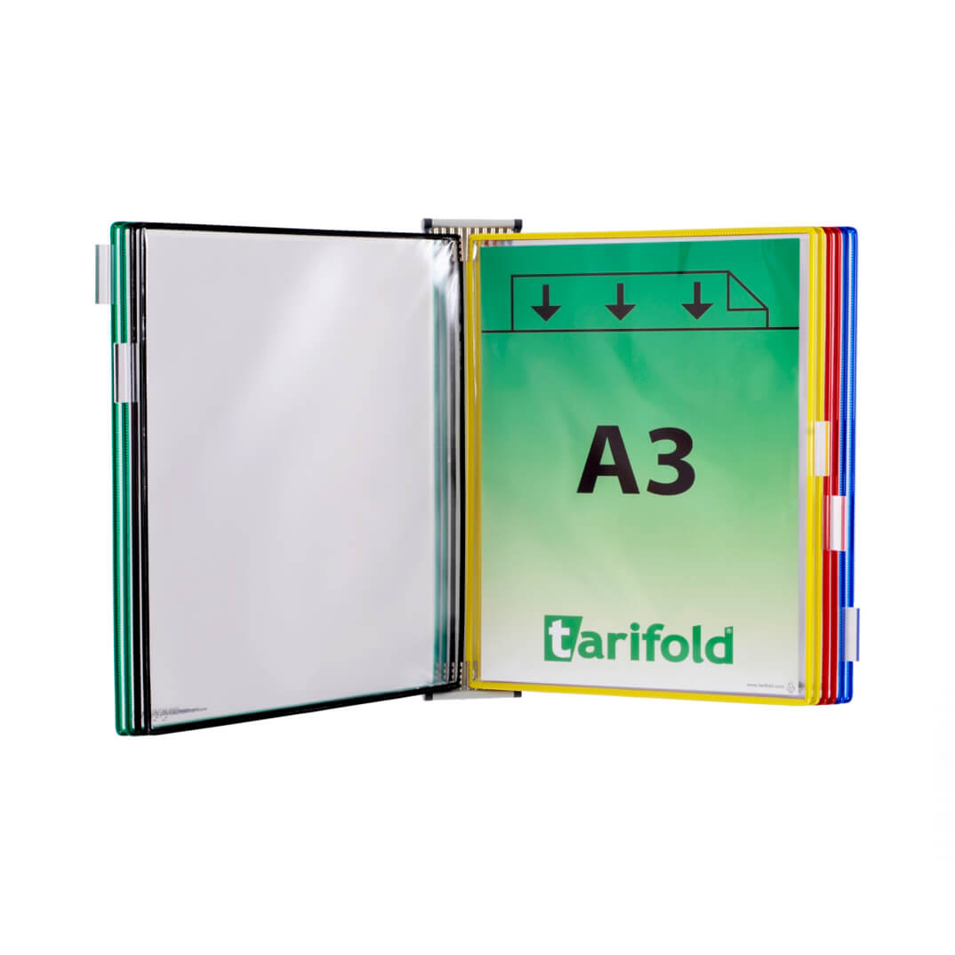 Clasificador mural Tarifold A3 +10 fundas surtidas