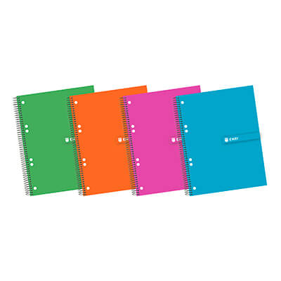Cuaderno A5+ espiral Enri tapa extradura