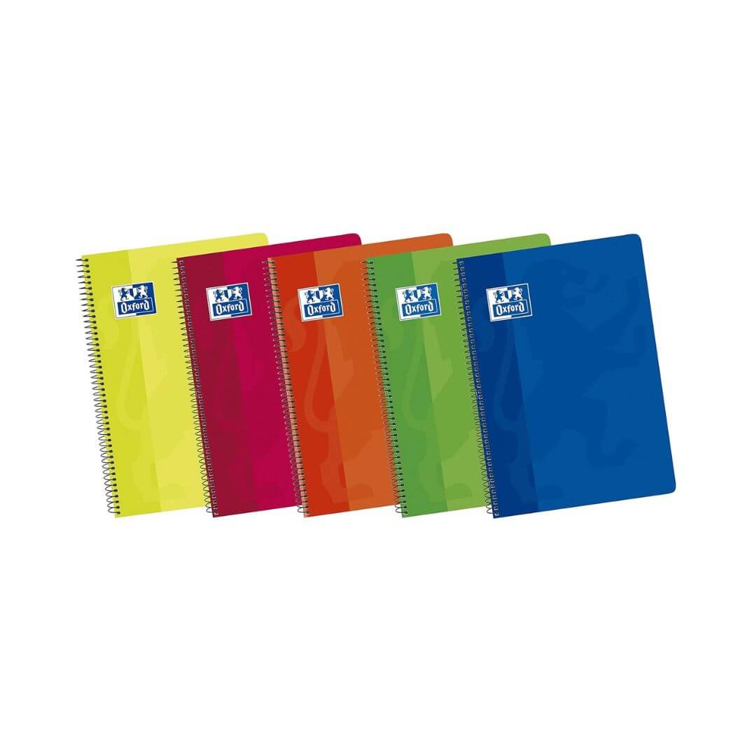 Cuaderno espiral T.blanda Folio 80h C4 Oxford surt