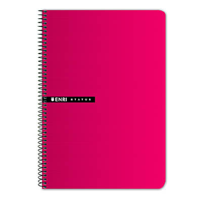 Cuaderno espiral Fº C4 tapa dura Enri Status