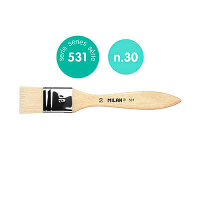 Pinzell paletina Milan pèl truja num. 531 30mm