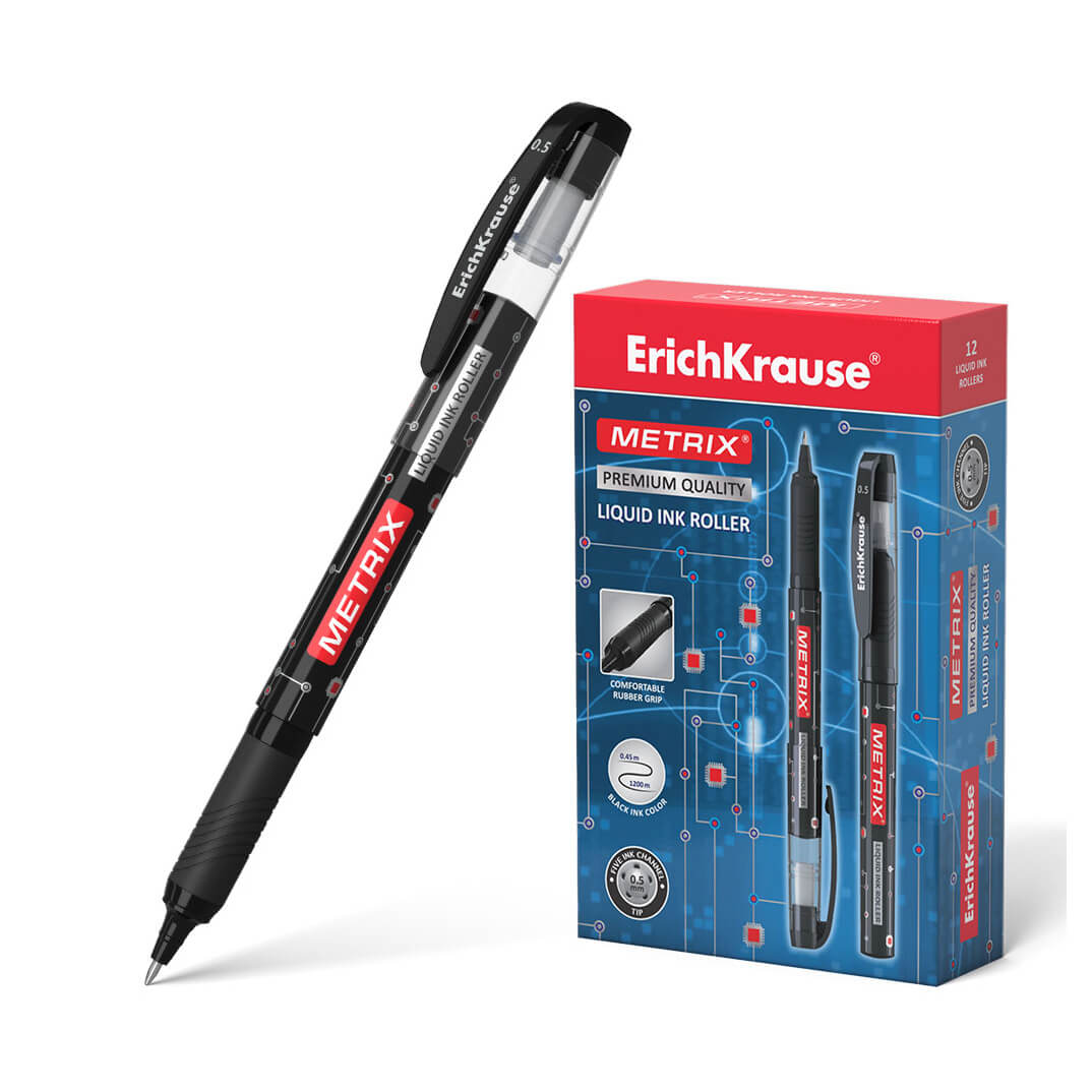 Roller ErichKrause Metrix negre