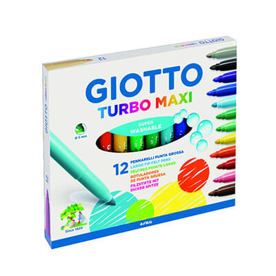 Estoig 24 retoladors Giotto turbo maxi