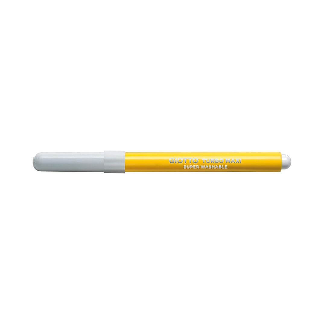 Caja 12 Rotuladores Giotto Turbo Maxi Amarillo