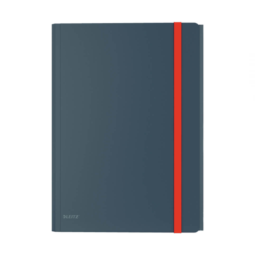 Carpeta de 3 solapes amb butxaca Leitz Cosy gris