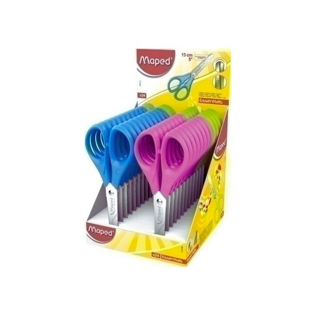 Tisora escolar rodona Maped ergonòmica 13 cm