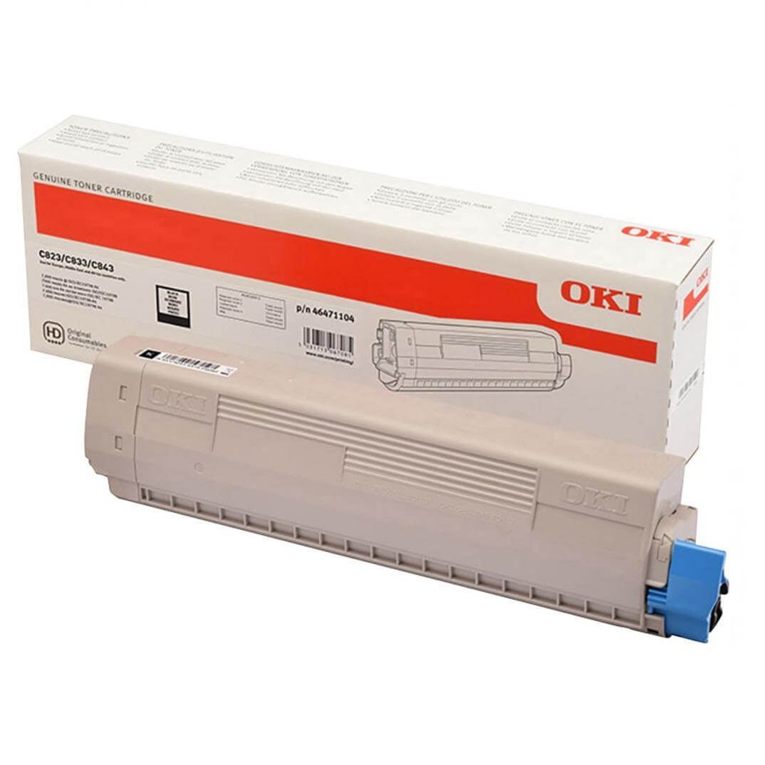 Oki tóner C823/833/843 negro