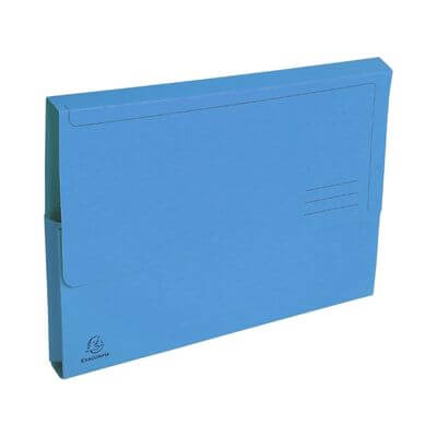 Pack 50 subcarpetes Exacompta A4 bossa blau cel