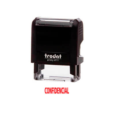 Sello printy 4911 "confidencial"