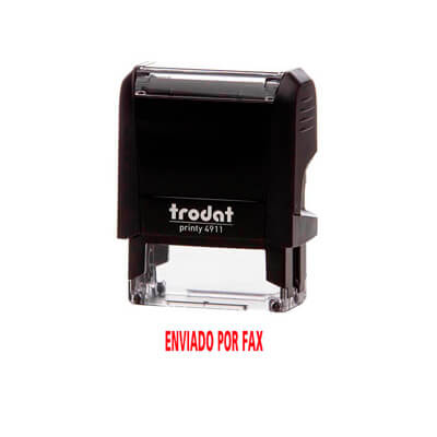 Sello printy 4911 "enviado p/fax"