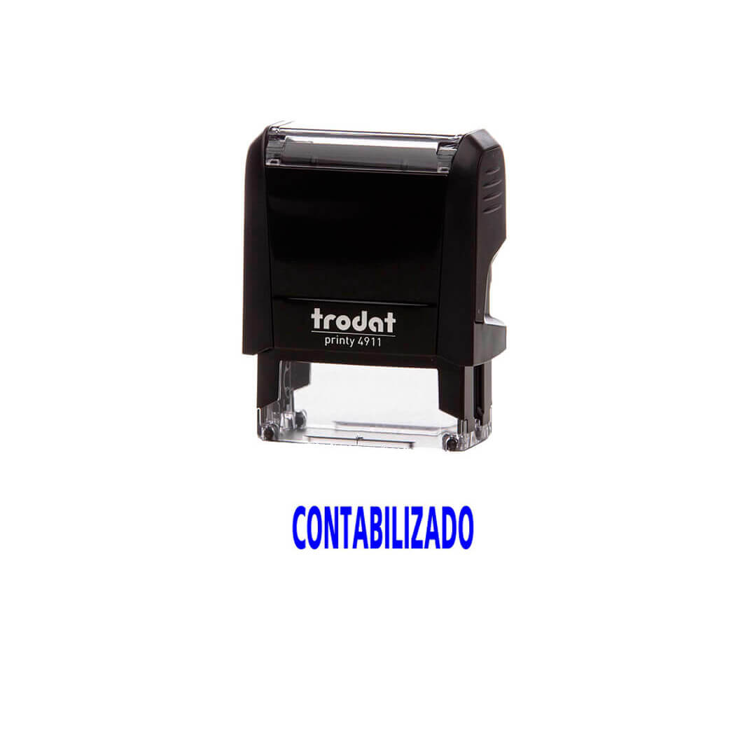 Sello printy 4911 "contabilizado"