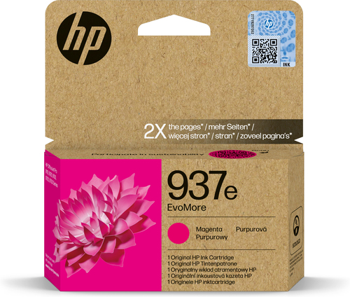 Cartutx de tinta original HP 937e magenta