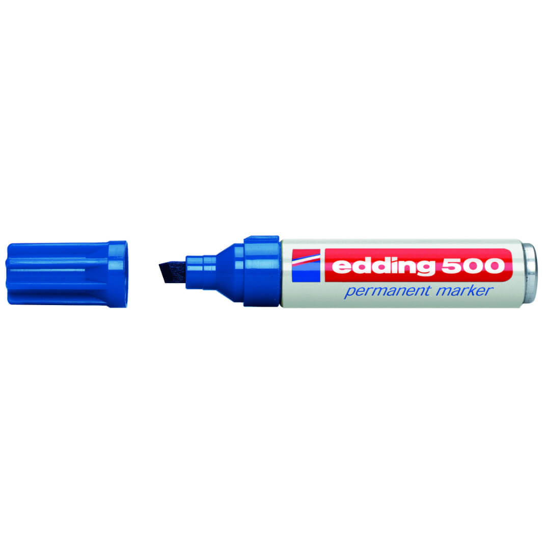 Rotulador edding 500 azul