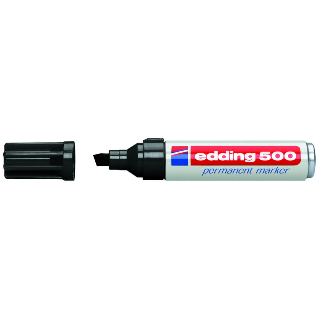 Rotulador edding 500 negro