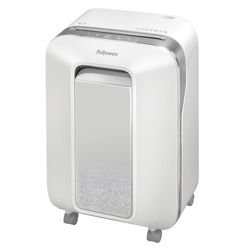 Destructora Fellowes LX201 microcorte blanca