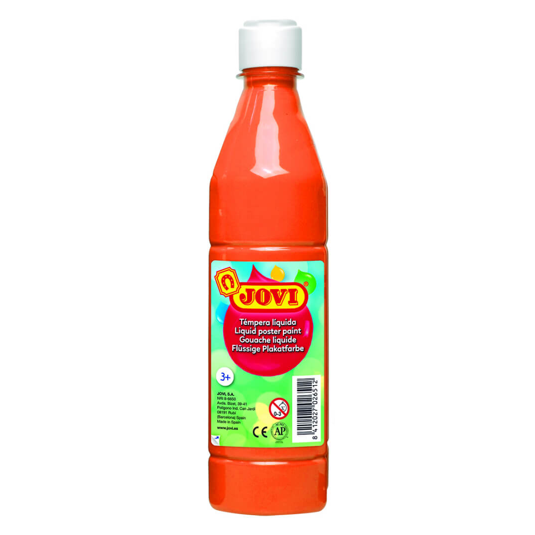 Témpera líquida Jovi 500ml taronja