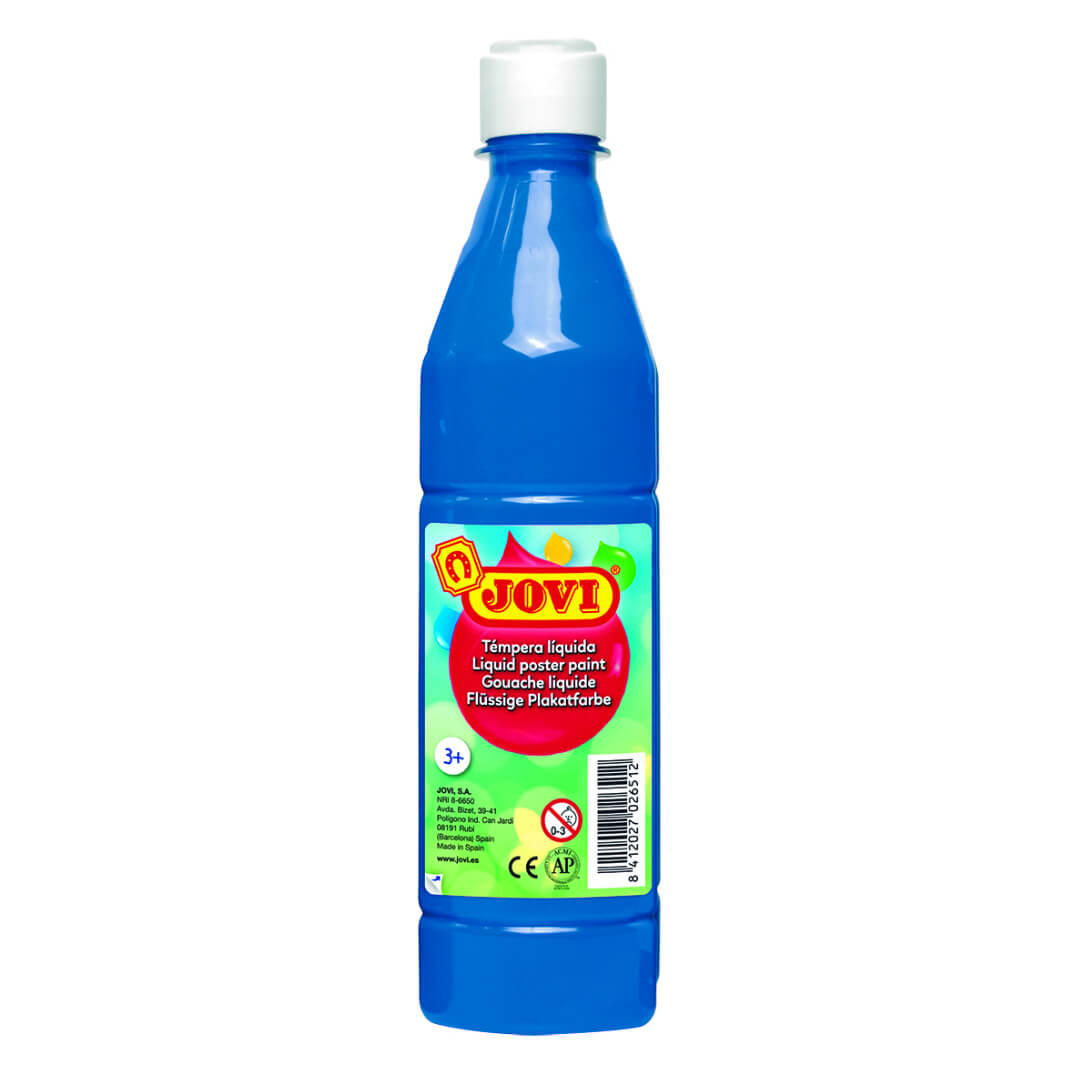 Témpera líquida Jovi 500ml blau fosc